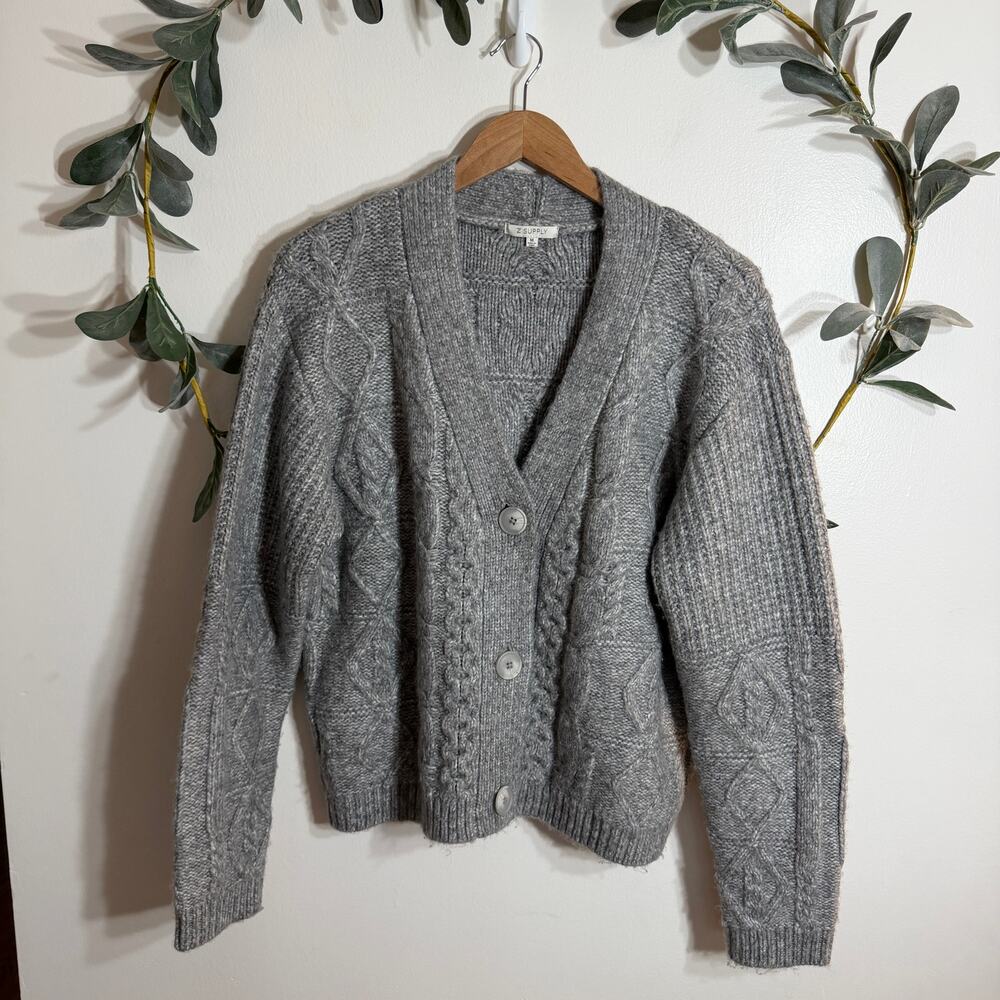 Z Supply Gray Cardigan